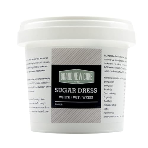 BrandNewCake Sugar Dress Pasta Weiß 200g. von Brand New Cake