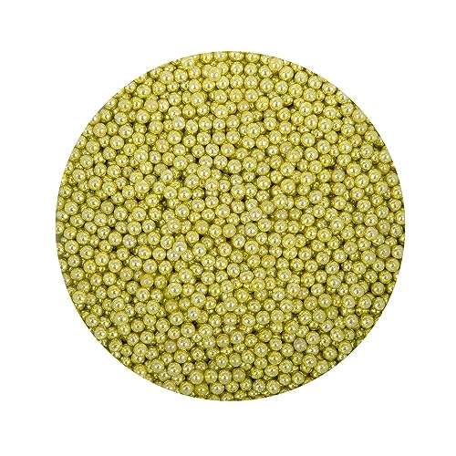 BrandNewCake® Zuckerperlen Metallic Gold Ø 4mm 750g - Streusel - Essbare Kuchendekoration BrandNewCake® Zuckerperlen Metallic Gold Ø 4mm 750g - Streusel - Essbare Kuchendekoration von Brand New Cake
