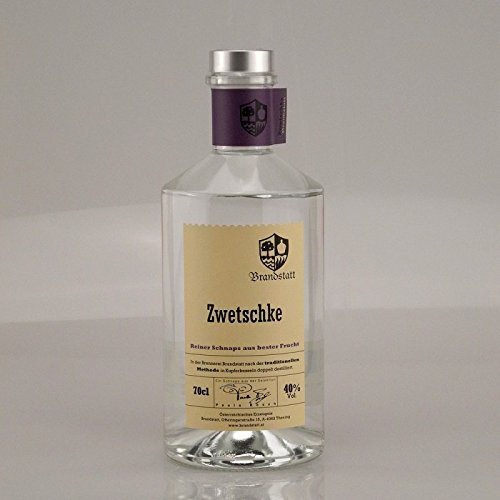Brandstatt Zwetschke Reiner Fruchtschnaps 40% 0,7l Brandstatt Zwetschke Reiner Fruchtschnaps 40% 0,7l von Brandstatt - Reiner Schnaps aus bester Frucht