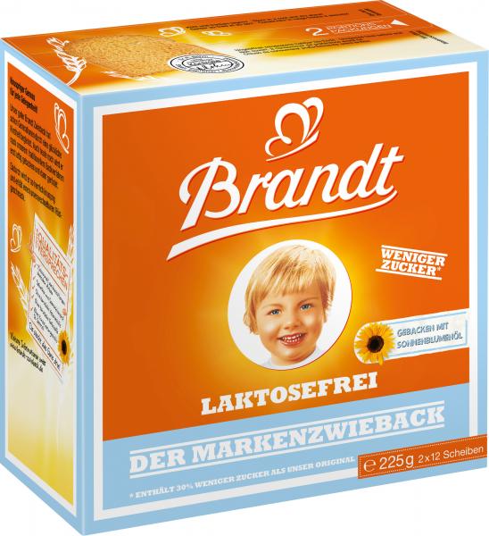 Brandt Der Markenzwieback laktosefrei von Brandt