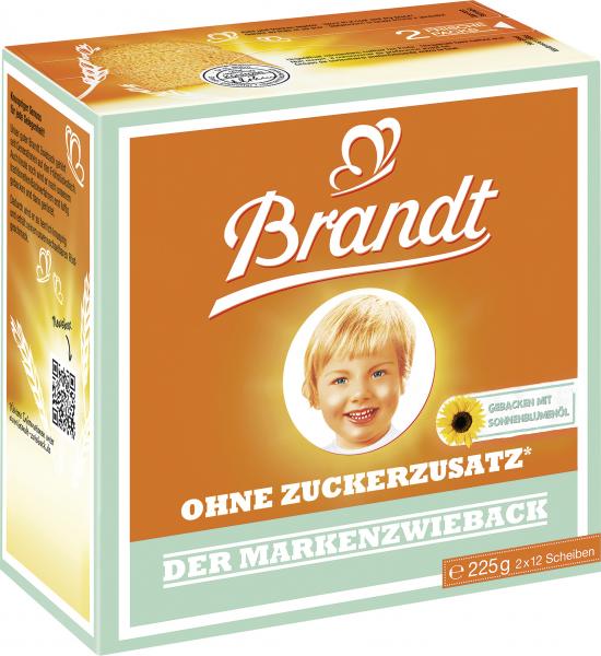 Brandt Der Markenzwieback ohne Zuckerzusatz Brandt Der Markenzwieback ohne Zuckerzusatz von Brandt