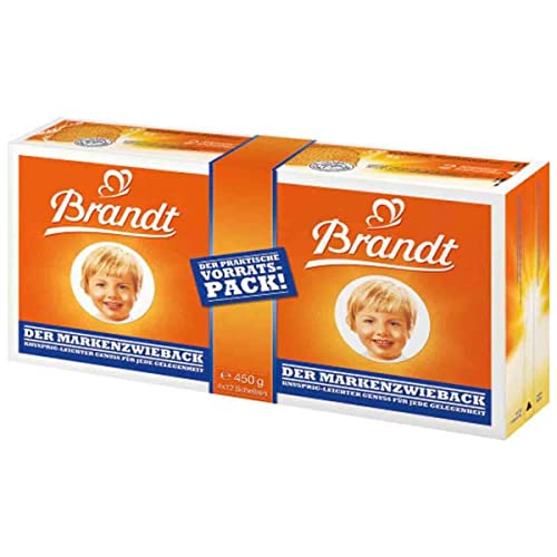 Brandt Markenzwieback 450g - Doppelpack - Sparpack von Brandt