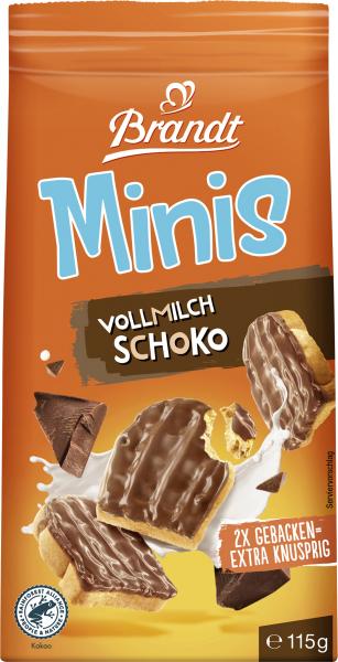 Brandt Mini Zwieback Vollmilch Schoko Brandt Mini Zwieback Vollmilch Schoko von Brandt