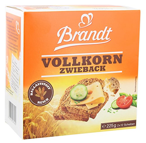Brandt Zwieback Vollkorn (225 g) von Brandt