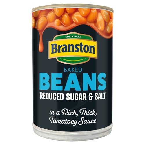 Branston Reduzierte Salz und Zuckerbohnen in Tomatensauce, 410 g von Branston