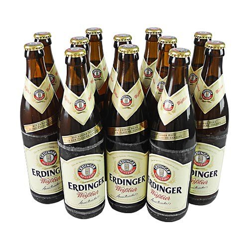 Erdinger Hefe Weißbier (12 Flaschen à 0,5 l / 5,3% vol.) von Brauerei Erdinger Weissbräu