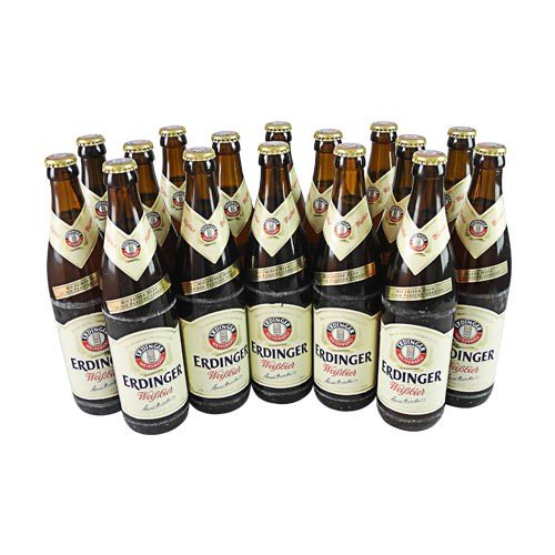 Erdinger Hefe Weißbier (16 Flaschen à 0,5 l / 5,3% vol.) von Brauerei Erdinger Weissbräu