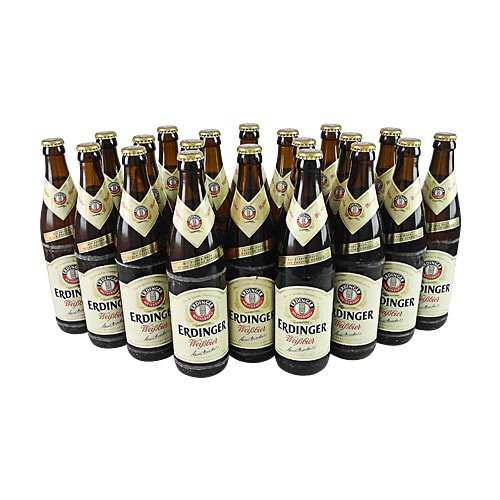Erdinger Hefe Weißbier (20 Flaschen à 0,5 l / 5,3% vol.) von Brauerei Erdinger Weissbräu