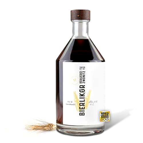 Brauerei Zwönitz Erzgebirgischer Bierlikör 0,5 L Glasflasche/vollaromatischer Bier Likör aus Zwönitzer Ziegenbock Bier/Alkohol Geschenke aus Sachsen/Bier Geschenke für Männer/Bierschnaps Brauerei Zwönitz Erzgebirgischer Bierlikör 0,5 L Glasflasche/vollaromatischer Bier Likör aus Zwönitzer Ziegenbock Bier/Alkohol Geschenke aus Sachsen/Bier Geschenke für Männer/Bierschnaps von Zwönitzer handwerklich gebraut