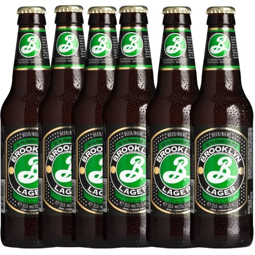 6 x Brooklyn Lager Bier aus USA - Original Amerikanisches Bier Braufactum 0,355 l Go-beer.com von Braufactum