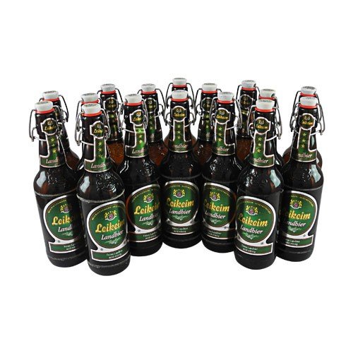 Leikeim Landbier (16 Flaschen à 0,5 l / 5,4% vol.) von Brauhaus Leikeim