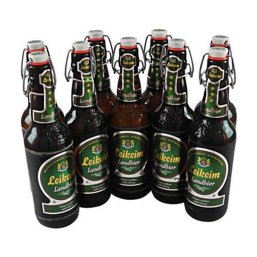 Leikeim Landbier (9 Flaschen à 0,5 l / 5,4% vol.) von Brauhaus Leikeim