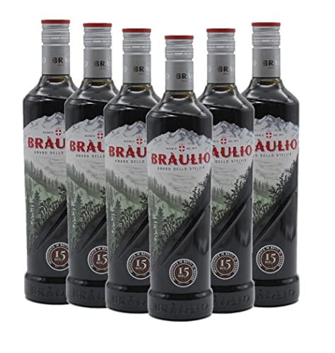 Braulio Amaro Alpino Das Juwel aus Norditalien in Eichenfässern gereift, 21% Vol. (6 x 0.7 l) von Braulio