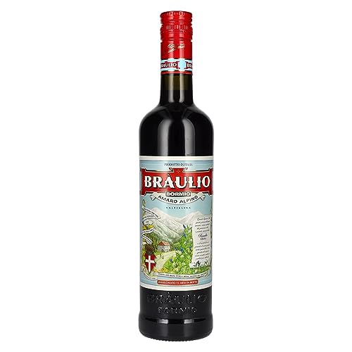 Braulio – Fassgereifter Amaro-Likör aus Italien – Premium-Kräuterbitter – 0,7 l Braulio – Fassgereifter Amaro-Likör aus Italien – Premium-Kräuterbitter – 0,7 l von Braulio