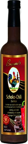 Braune’s Eierlikör Schoko-Chili 0,5 L (14% vol.) – Cremig & Dickflüssig – Traditionelle Herstellung aus der Manufaktur – Schokoladig mit dezenter Chilischärfe Braune’s Eierlikör Schoko-Chili 0,5 L (14% vol.) – Cremig & Dickflüssig – Traditionelle Herstellung aus der Manufaktur – Schokoladig mit dezenter Chilischärfe von Braune's