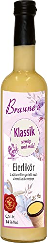 Braunes Eierlikör Klassik/Frühlingsetikett (lila) von Braune's