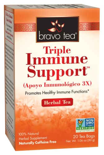 Bravo Tea Daily Immunity Herbal Tea Promotes Healthy Immune Function 20 Tea Bags von Bravo Tea
