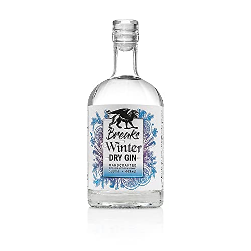 Breaks Gin WINTER Gin Edition | Gin mit wärmenden Adventsaromen & 15 winterliche Botanicals I Handcrafted in Deutschland I 1x 0,5 L I 44% vol. von Breaks