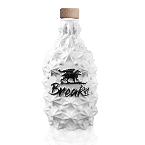 Breaks x Majolika Gin – Limited Edition I Premium Gin mit Wacholder, Tonkabohne & Schwarzkirsche I In exklusiver Flasche aus dem 3D-Keramik-Drucker I Handcrafted in Deutschland I 1x 0,5 L I 44% vol. von Breaks