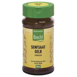 Senfsaat, gelb, gemahlen von Brecht