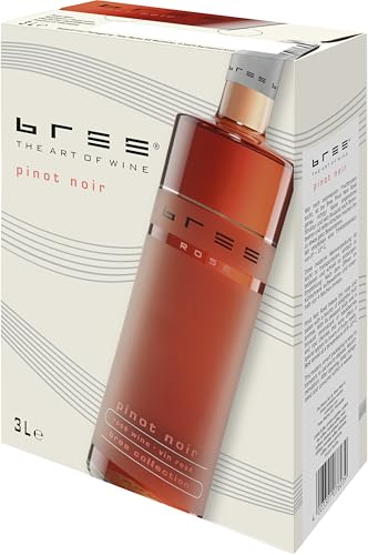 Bree Pinot Noir Rosé Qualitätswein feinherb aus Deutschland, Bag-in-Box (1 x 3 l) von BREE