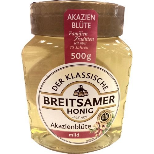 Breitsamer Honig Der Klassische Akazienhonig 500g Glas (mild) von Breitsamer