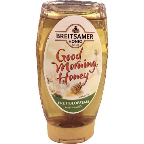Breitsamer Honig Fruitbloesems Good Morning Honey 350g Dosierflasche (Obstblüten) von Breitsamer