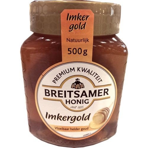 Breitsamer Honig Imkergold Vloeibaar helder goud 500g Glas (Goldklar) von Breitsamer