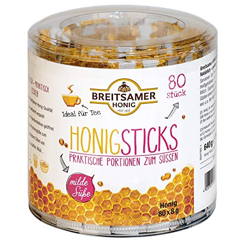 Breitsamer Honig Zwerge Akazie Honigsticks mit milder Süße 640g Breitsamer Honig Zwerge Akazie Honigsticks mit milder Süße 640g von Breitsamer und Ulrich GmbH & Co. KG