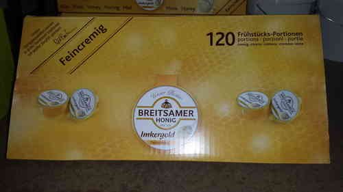 Breitsamer Honig feincremig in praktischen Portionen 120 x 20 Gr. von Breitsamer