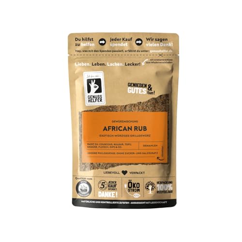 Bremer Gewürzhandel African Rub, afrikanische Gewürzmischung, leckeres Grillgewürz für BBQ, 10 x 50g Bremer Gewürzhandel African Rub, afrikanische Gewürzmischung, leckeres Grillgewürz für BBQ, 10 x 50g von Bremer-Gewürzhandel Genuss leben.