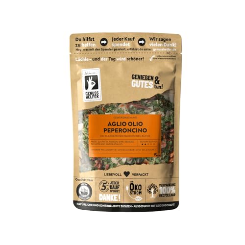 Bremer Gewürzhandel Aglio Olio Peperoncino Gewürz, grob, italienische Gewürzmischung für klassische Pasta und mediterrane Küche, 10 x 100g von Bremer-Gewürzhandel Genuss leben.