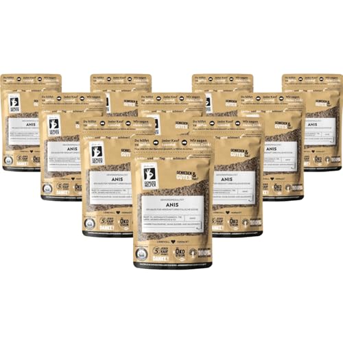 Bremer Gewürzhandel Anis, ganz, hoch aromatisch, zum Backen oder Kochen, 10 x 100g Bremer Gewürzhandel Anis, ganz, hoch aromatisch, zum Backen oder Kochen, 10 x 100g von Bremer-Gewürzhandel Genuss leben.