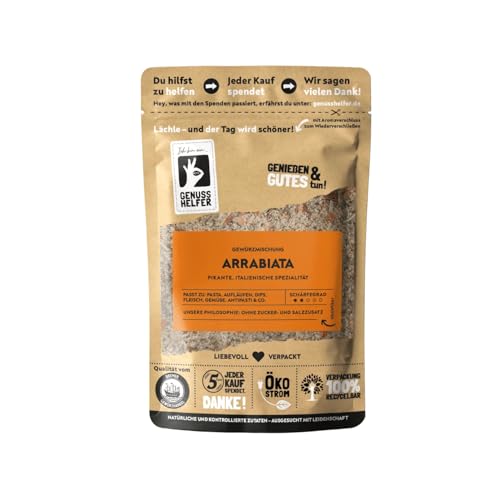 Bremer Gewürzhandel Arrabiata Gewürzmischung, gemahlen, würzig-scharf, italienische Gewürzmischung für eine authentische Arrabiata Pastasauce, 10 x 100g von Bremer-Gewürzhandel Genuss leben.