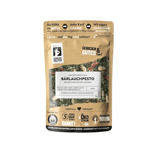 Bremer Gewürzhandel Bärlauch Pesto Gewürzmischung, Pastasauce zum Selbermachen, grünes Pesto, 10 x 100g von Bremer-Gewürzhandel Genuss leben.