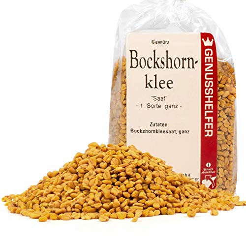 Bockshornklee 100 Gramm ganz, Bockshornklee-Samen, Bockshornkleesaat, ohne Zusatzstoffe & ohne Geschmacksverstärker - Bremer Gewürzhandel von Bremer-Gewürzhandel Genuss leben.