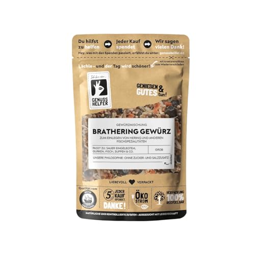 Bremer Gewürzhandel Brathering Gewürzmischung, grob, Einlegegewürz für Brathering und andere Fischarten, 10 x 100g Bremer Gewürzhandel Brathering Gewürzmischung, grob, Einlegegewürz für Brathering und andere Fischarten, 10 x 100g von Bremer-Gewürzhandel Genuss leben.