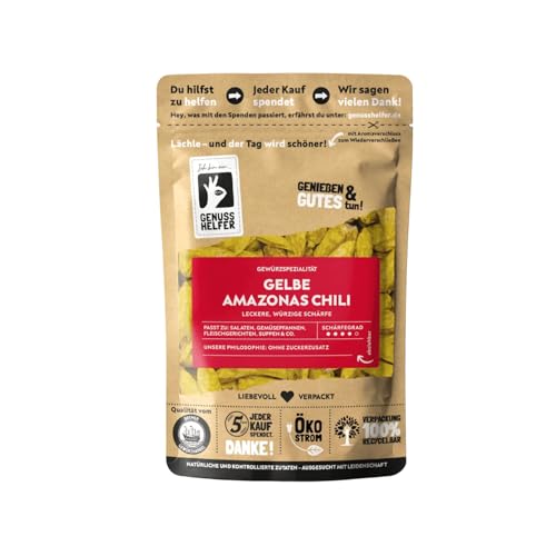 Bremer Gewürzhandel Amazonas Chili gelb, ganz, scharfe getrocknete Chili, 25g Bremer Gewürzhandel Amazonas Chili gelb, ganz, scharfe getrocknete Chili, 25g von Bremer-Gewürzhandel Genuss leben.