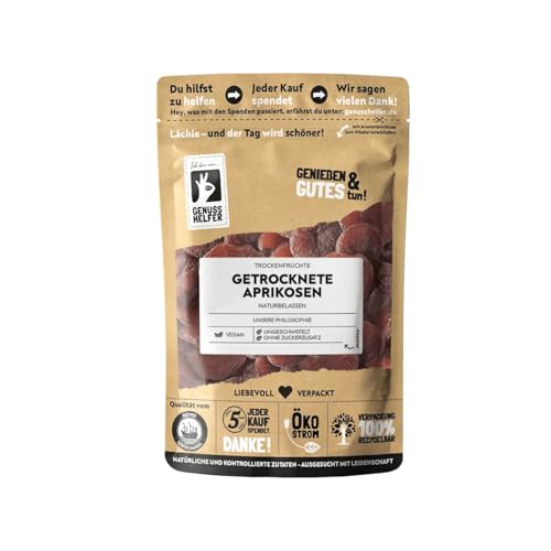 Bremer Gewürzhandel Aprikosen, getrocknet, soft & ungeschwefelt, für Müsli, Joghurt, Quark oder zum Backen, 2 x 250g von Bremer-Gewürzhandel Genuss leben.