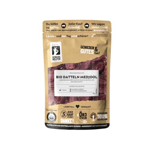 Bremer Gewürzhandel BIO Medjool Datteln, getrocknet, ganz, Trockenfrüchte ohne Zuckerzusatz & ungeschwefelt, 2 x 250g Bremer Gewürzhandel BIO Medjool Datteln, getrocknet, ganz, Trockenfrüchte ohne Zuckerzusatz & ungeschwefelt, 2 x 250g von Bremer-Gewürzhandel Genuss leben.