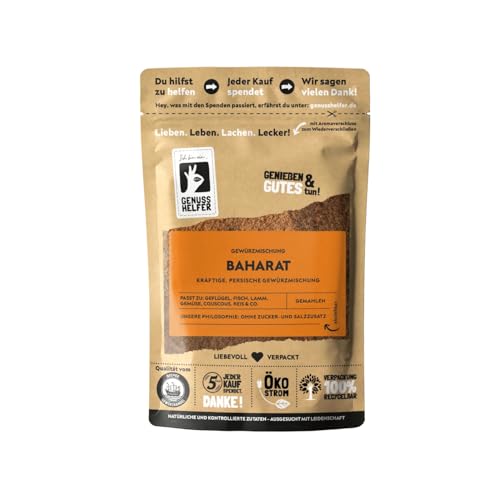 Bremer Gewürzhandel Baharat Gewürz, gemahlen, arabische Gewürzmischung mit Zimt & Muskat, ideal für Lamm, Hackfleisch & Dips, 50g Bremer Gewürzhandel Baharat Gewürz, gemahlen, arabische Gewürzmischung mit Zimt & Muskat, ideal für Lamm, Hackfleisch & Dips, 50g von Bremer-Gewürzhandel Genuss leben.