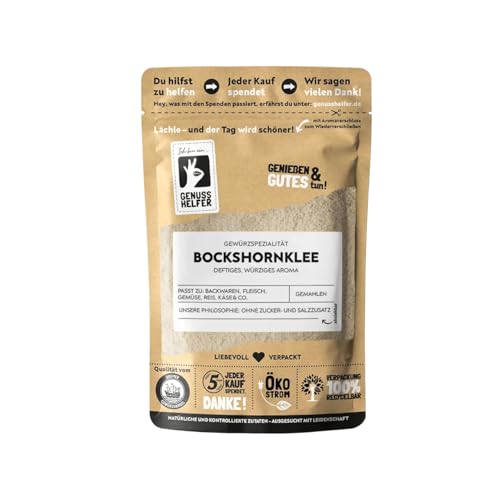 Bremer Gewürzhandel Bockshornklee gemahlen, für asiatische & orientalische Gerichte, Bockshornkleesamen gemahlen, 10 x 100g von Bremer-Gewürzhandel Genuss leben.