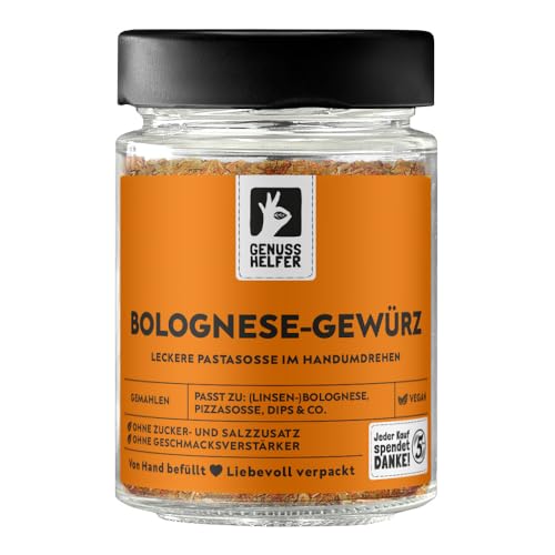 Bremer Gewürzhandel Bolognese Gewürz, italienische Gewürzmischung für Bolognese Sauce, 80g im Glas von Bremer-Gewürzhandel Genuss leben.