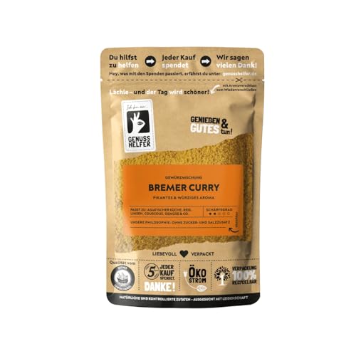 Bremer Gewürzhandel Bremer Curry, pikant, originales Rezept, aromatische Würze zum Kochen, perfekt für Soßen und Dips, 3 x 100g von Bremer-Gewürzhandel Genuss leben.