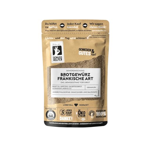 Bremer Gewürzhandel Brotgewürz fränkische Art, gemahlen, Gewürzmischung für würziges selbstgebackenes Brot, 3 x 100g Bremer Gewürzhandel Brotgewürz fränkische Art, gemahlen, Gewürzmischung für würziges selbstgebackenes Brot, 3 x 100g von Bremer-Gewürzhandel Genuss leben.