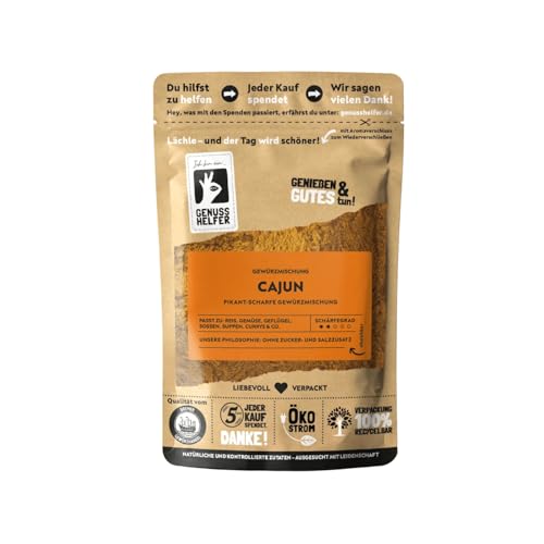 Bremer Gewürzhandel Cajun Gewürzmischung, gemahlen, intensiver scharfer Geschmack, ideal für Fleisch- und Fischgerichte, 3 x 100g von Bremer-Gewürzhandel Genuss leben.