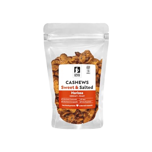 Bremer Gewürzhandel Cashews Harissa, süß & salzig, herzhafter Knabberspaß, 100g Bremer Gewürzhandel Cashews Harissa, süß & salzig, herzhafter Knabberspaß, 100g von Bremer-Gewürzhandel Genuss leben.