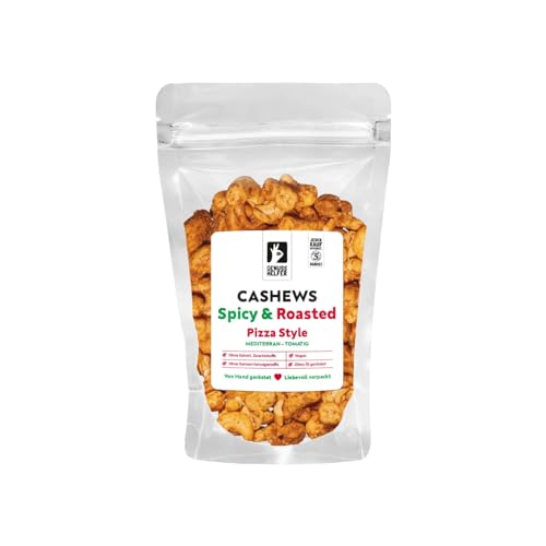 Bremer Gewürzhandel Cashews Pizza-Style, leckere Knabberei, inspiriert von den Aromen Italiens mit Oregano, Knoblauch und Tomate, 140g Bremer Gewürzhandel Cashews Pizza-Style, leckere Knabberei, inspiriert von den Aromen Italiens mit Oregano, Knoblauch und Tomate, 140g von Bremer-Gewürzhandel Genuss leben.