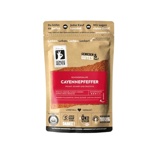 Bremer Gewürzhandel Cayennepfeffer, gemahlen, Pfefferpulver, sehr scharf, zum Kochen und Braten, 3 x 50g von Bremer-Gewürzhandel Genuss leben.