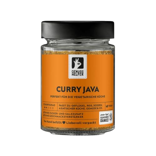 Bremer Gewürzhandel Curry Java, mittelscharf, exotisches Currypulver, zum Kochen von Fleischgerichten und veganen Speisen, 65g im Glas von Bremer-Gewürzhandel Genuss leben.